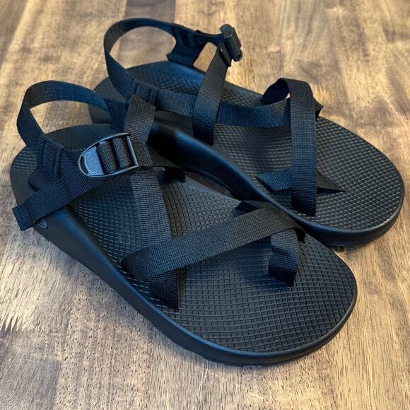 Chaco Men’s Z/2 Classic One-Strap Performance Hiking Watersport Sandal BLK Sz 11 - Picture 3 of 10